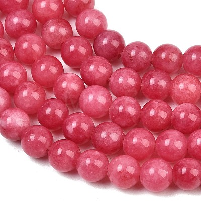 Dyed Natural White Jade Beads Strands GG-CBAD029-A10-8mm-1