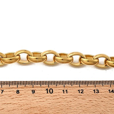 PVD Vacuum Plating 304 Stainless Steel Rolo Chains CHS-P007-02G-1