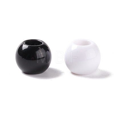Opaque Acrylic European Beads OPDL-C002-11M-1