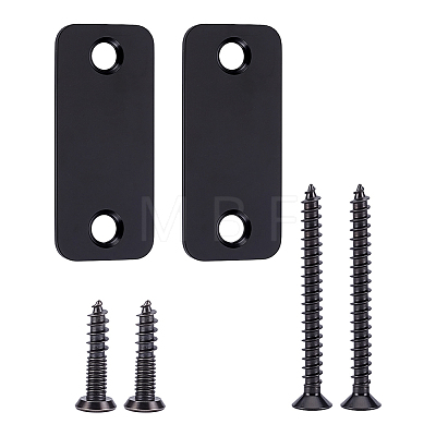 201 Stainless Steel Door Lock Hole Cover Plate DIY-WH0750-373A-1