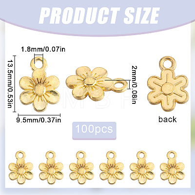 100Pcs Alloy Charms FIND-SC0010-75A-1
