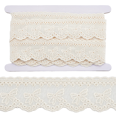 8Yards Flat Hollow Polyester Lace Trim OCOR-GF0006-07A-1