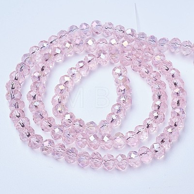 Electroplate Glass Beads Strands EGLA-A034-T2mm-B12-1