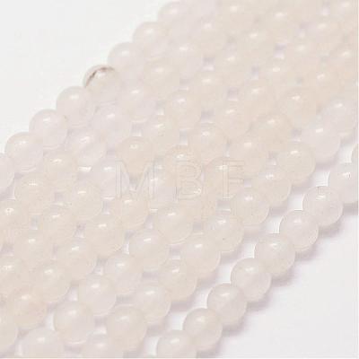 Natural White Jade Beads Strands G-N0190-09-3mm-1