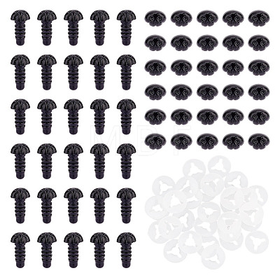 30 Sets Plastic Dog Safety Craft Noses FIND-GO0002-17B-1