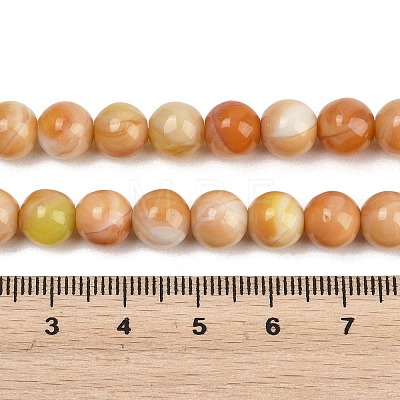 Handmade Lampwork Beads Strand LAMP-B056-8mm-11-1
