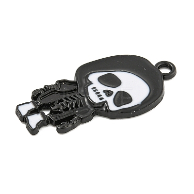 Halloween Alloy Enamel Pendants ENAM-M220-02H-B-1