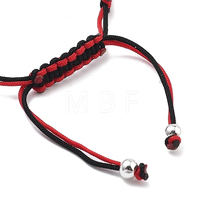 Nylon Thread Bracelets BJEW-JB11214-03-1