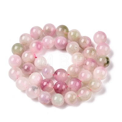 Dyed Natural White Jade Beads Strands G-T138-10mm-210-1-1