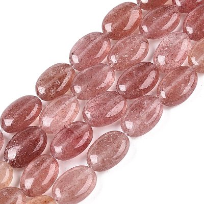 Natural Strawberry Quartz Beads Strands G-M206-50-1