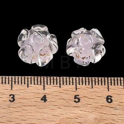 Handmade Gold Foil Lampwork Beads LA-CBABC67-01A-1