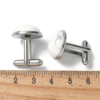 304 Stainless Steel Cuff Buttons G-C185-02P-35-1