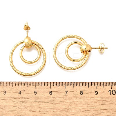 201 Stainless Steel Earrings EJEW-Q026-02G-B-1