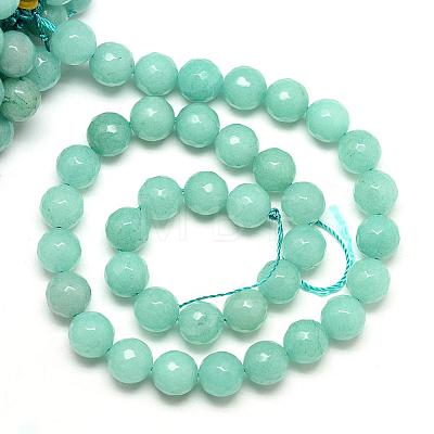 Natural White Jade Bead Strands G-R346-6mm-17-1