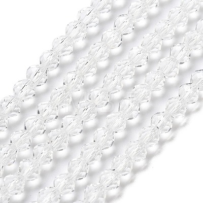 Transparent Glass Beads Strands GLAA-A014-03L-1