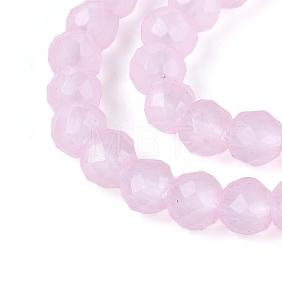 Imitation Jade Glass Beads Strands GLAA-T028-3mm-11E-1