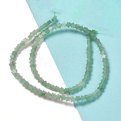 Natural Green Aventurine Beads Strands G-G085-B10-01-1