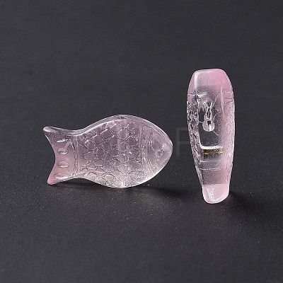 Transparent Spray Painted Glass Beads GLAA-I050-10J-1