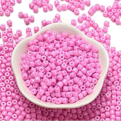 Baking Paint Pearlized Glass Seed Beads SEED-C001-04A-03-1