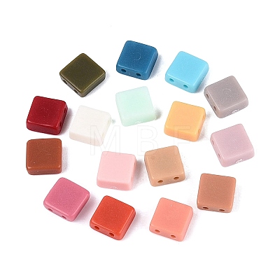 Opaque Acrylic Beads SACR-Q001-02B-M-1