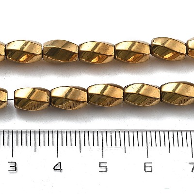 Electroplated Synthetic Non-magnetic Hematite Beads Strands G-P545-G02-02F-1