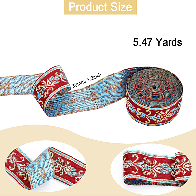 Embroidery Polyester Ribbon OCOR-CA0001-27A-1