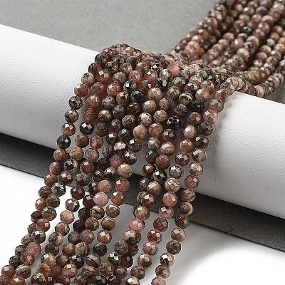 Argentina Natural Rhodonite Beads Strands G-G140-A01-01-1