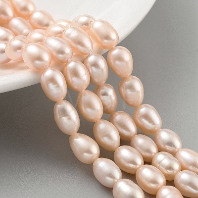 Natural Cultured Freshwater Pearl Beads Strands PEAR-P062-10G-1