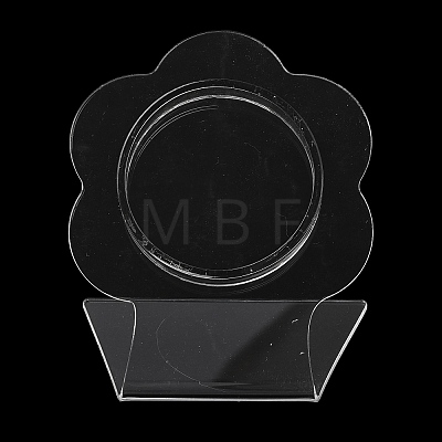 Clear Acrylic Slant Back Single Bracelet Bangle Display Stands BDIS-C003-01B-1