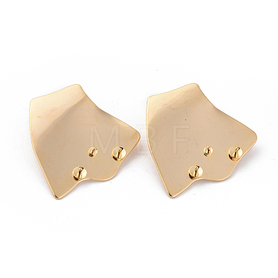 Brass Stud Earring Findings X-KK-S350-340-1