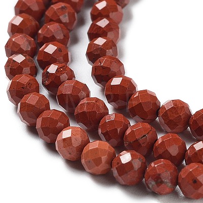 Natural Red Jasper Beads Strands G-J400-E15-02-1