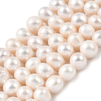 Natural Cultured Freshwater Pearl Beads Strands PEAR-I007-07S-01A-1