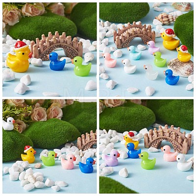 100Pcs Luminous Mini Ducks JX343A-1