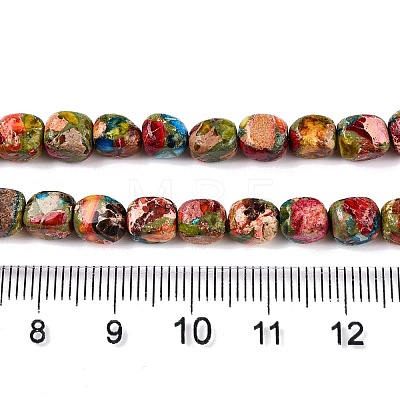 Natural Imperial Jasper Beads Strands G-N342-62H-1