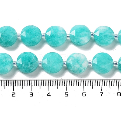 Natural White Jade Dyed Beads Strands G-NH0004-014-1