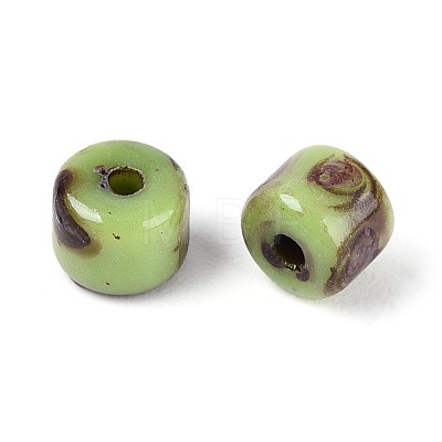 Baking Paint Glass Seed Beads SEED-N009-02D-1