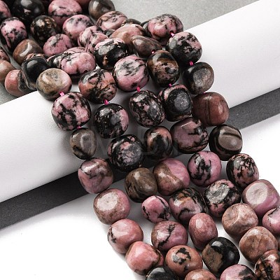 Natural Rhodonite Beads Strands G-G146-A07-02-1