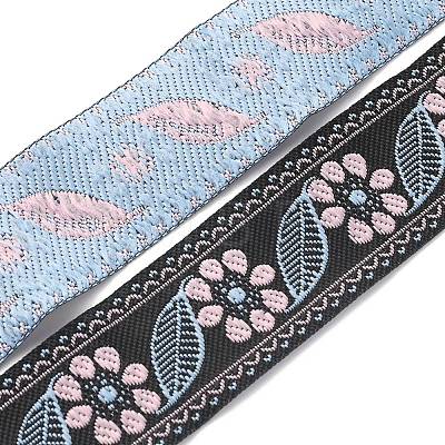 Ethnic Style Embroidery Polyester Ribbons OCOR-WH0077-30C-1
