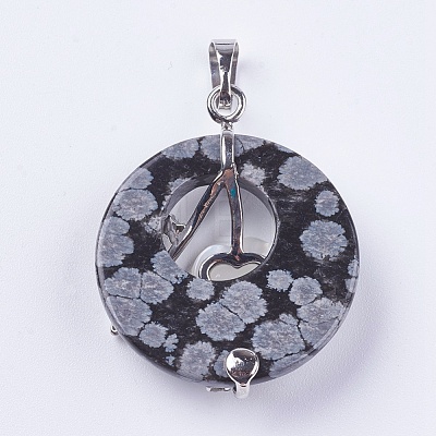Natural & Synthetic Mixed Stone Pendants G-F546-A-1