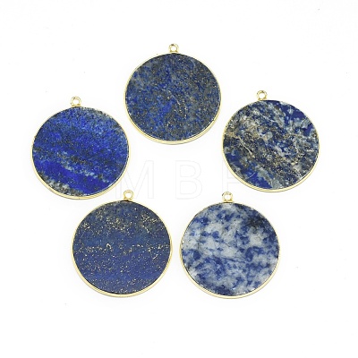 Natural Lapis Lazuli Pendants G-E526-10B-1