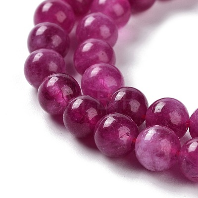 Dyed Natural Malaysia Jade Beads Strands G-G021-02A-03-1