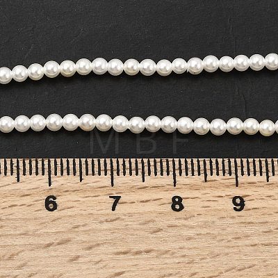 Electroplated Shell Pearl Beads Strands BSHE-K017-2.5mm-1