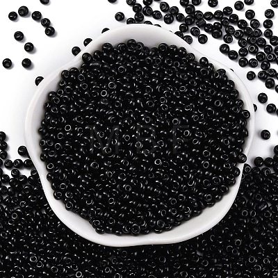 8/0 Baking Paint Glass Seed Beads SEED-M012-02A-55-1