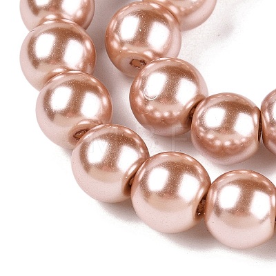 Baking Painted Glass Pearl Round Bead Strands X-HY-Q003-10mm-11-1