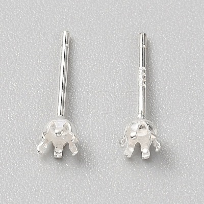 925 Sterling Silver Earrings Findings FIND-WH0152-680A-1
