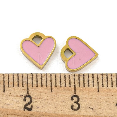 316 Surgical Stainless Steel Enamel Charms STAS-M073-37A-02G-1