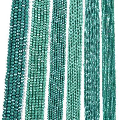 Electroplate Glass Beads Strands EGLA-A044-P8mm-A31-1