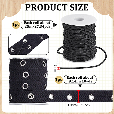 25M Round PP Braided Rope OCOR-NB0002-89B-1