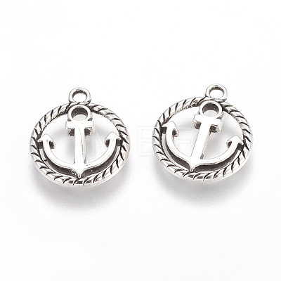 Tibetan Style Alloy Pendants X-TIBEP-3768-AS-LF-1