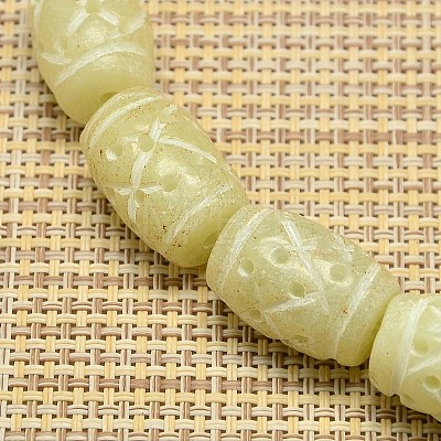 Natural Henan Jade Beads Strands G-I106-05A-1